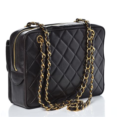 chanel lambskin shoulder bag.